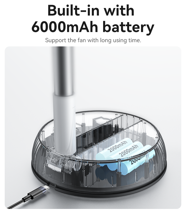 YESIDO YF11 Premium Rechargable Folding  Portable Fan