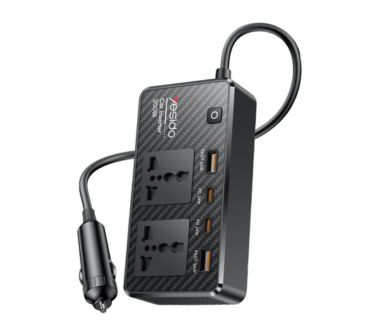 Yesido VC07 200W AC220V Multifunctional Car Inverter