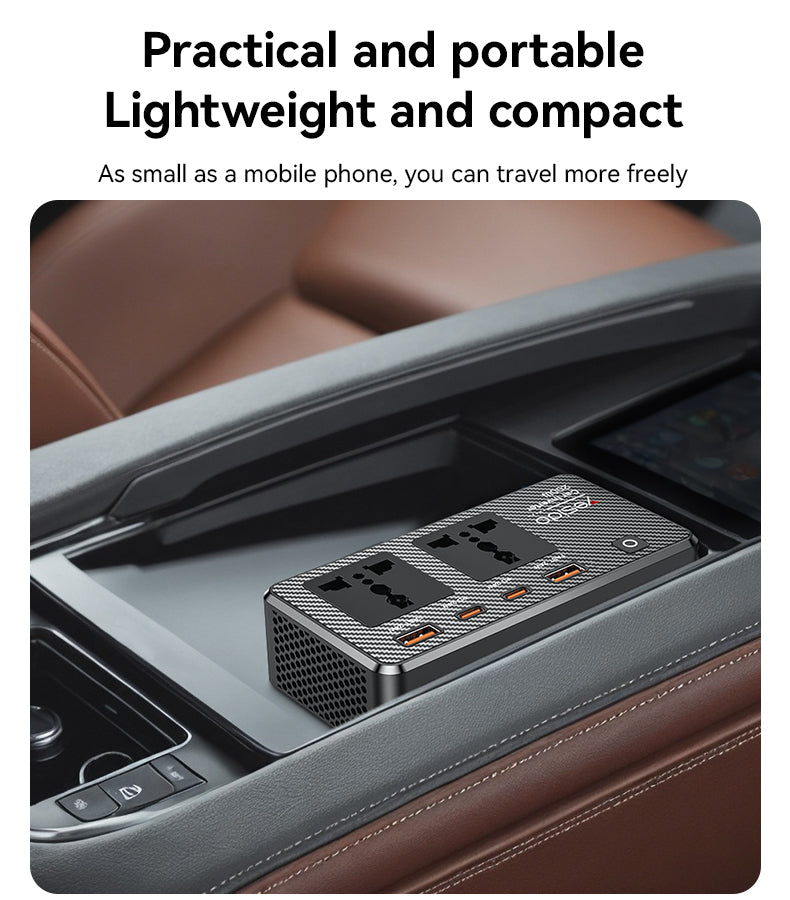 Yesido VC07 200W AC220V Multifunctional Car Inverter