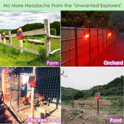 Outdoor Solar Motion Sensor Wireless Alarm