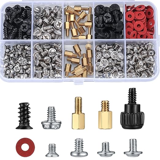 Pollen Tech  780 PCS Screw Set- DIY Kit for Desktop Repairs, Motherboard