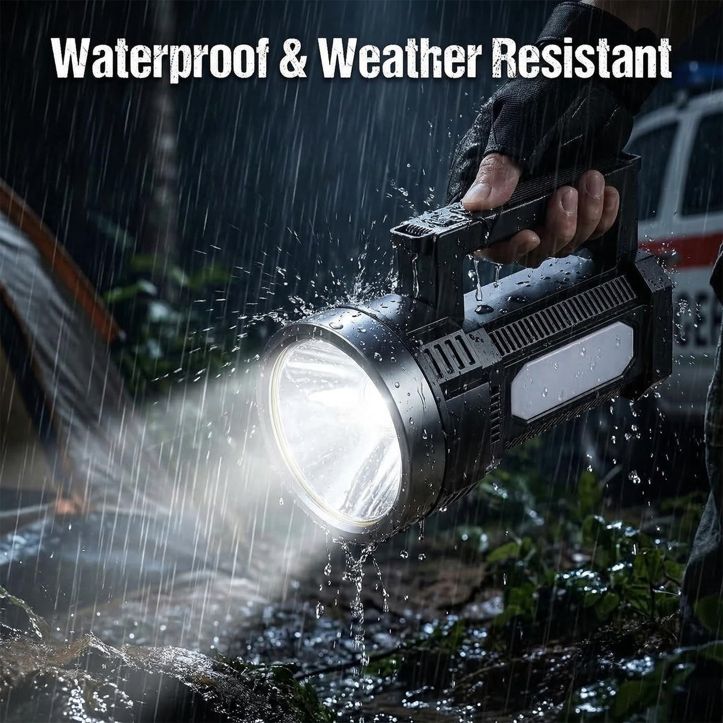 YESIDO TC12 Multifunctional Rechargeable Dual Lamp Flashlight / Searchlight