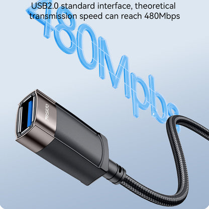 YESIDO GS26USB 2.0 Extension Cable - Aluminum Alloy, High-Speed - 1.5m