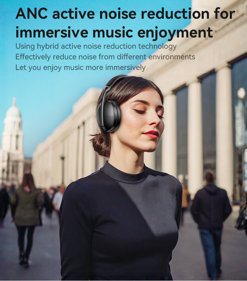 YESIDO EP08 BT5.3 ANC Active Noise Cancelling Wireless Headphones