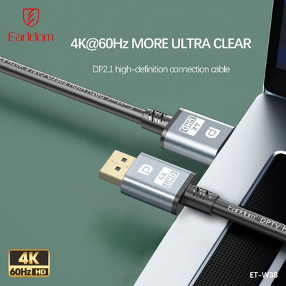 Earldom W38 4k@60Hz DisplayPort to DisplayPort Cable, 2 Meter