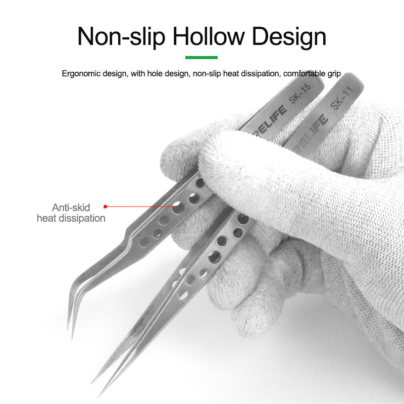 RELIFE SK-11/SK-15 Tweezers with holes