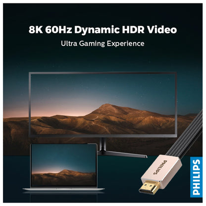 Philips (SWV9030/10) 8K@60Hz Ultra HD HDMI Cable - 3m