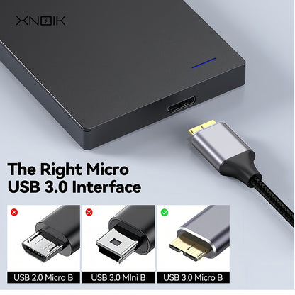 Kakusiga USB to Micro USB, 5Gbps SuperSpeed Cable - 0.5m