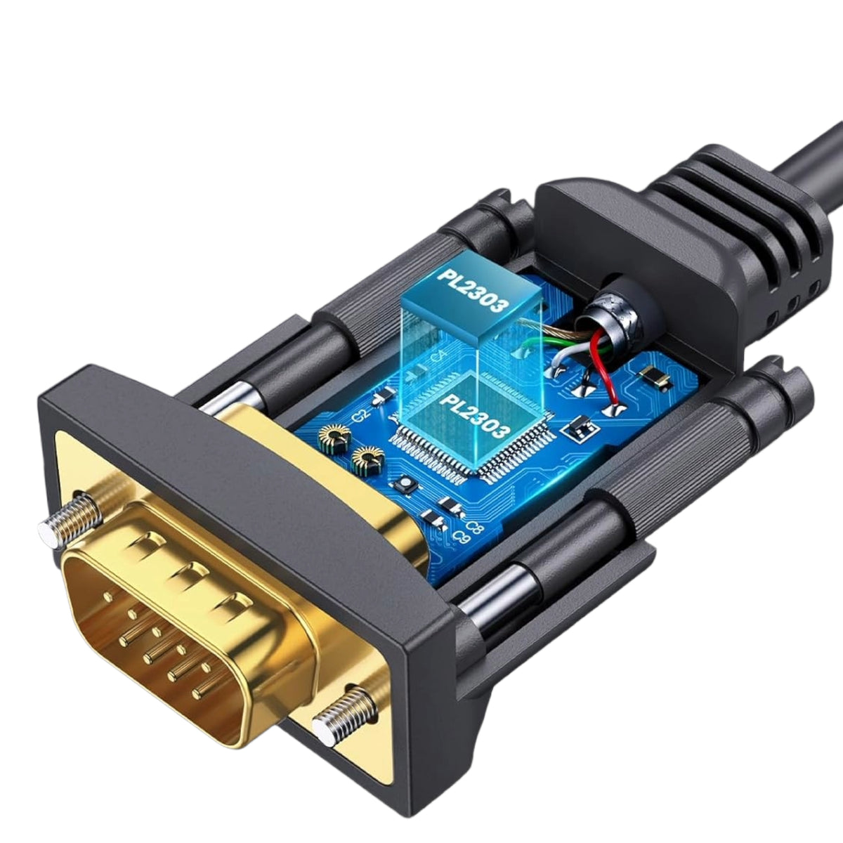 UGREEN USB 2.0 to RS-232( NOT VGA) Serial Adapter Cable