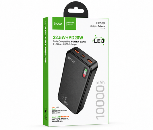 Hoco DB110B 30000mah 22.5W+PD20W power bank