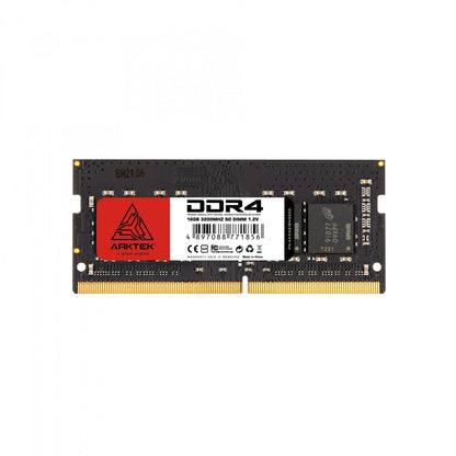 Arktek Memory 16GB DDR4 PC-3200 SO-DIMM RAM Module for Notebook