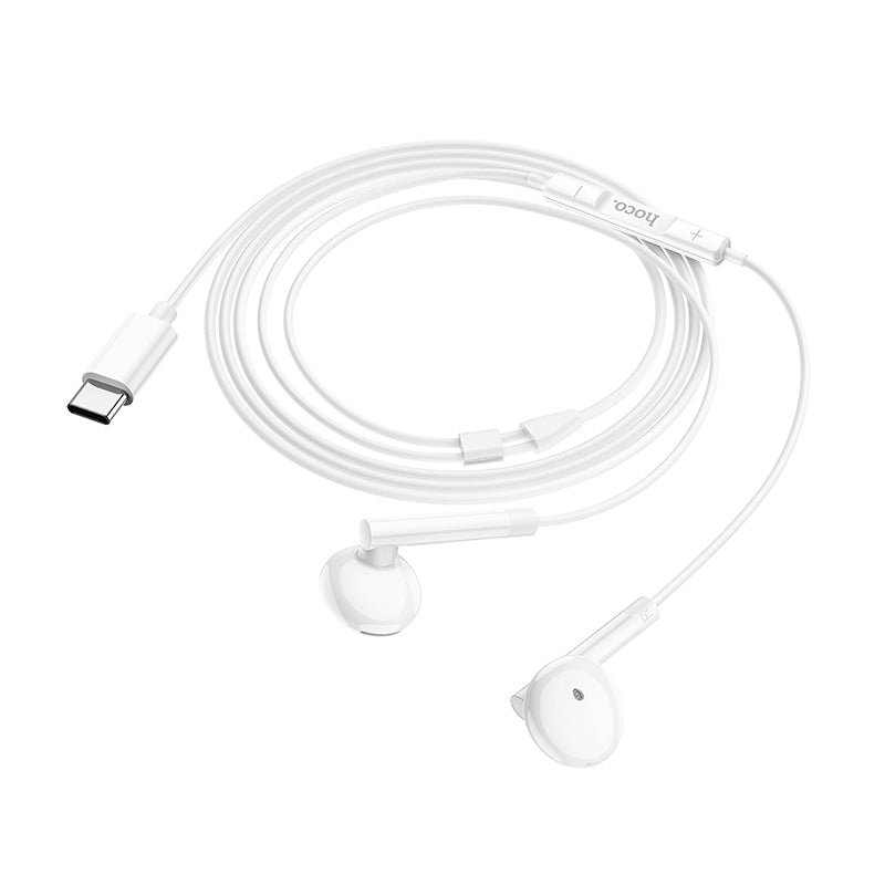 Hoco M95 Type-C Wire-controlled Earphones with Mic