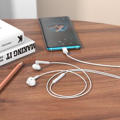 Hoco M95 Type-C Wire-controlled Earphones with Mic