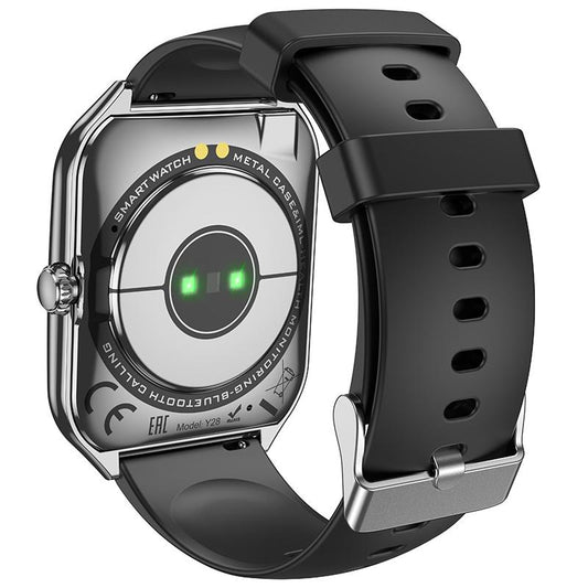Hoco Y28 Smart Watch Bluetooth 5.3, AMOLED Display & IP68 Waterproof