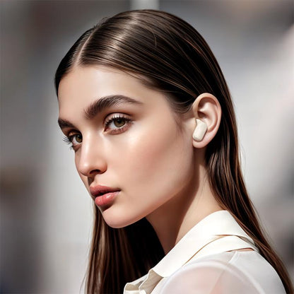 HOCO EQ24 TWS White Wireless Bluetooth Earbuds - Cream