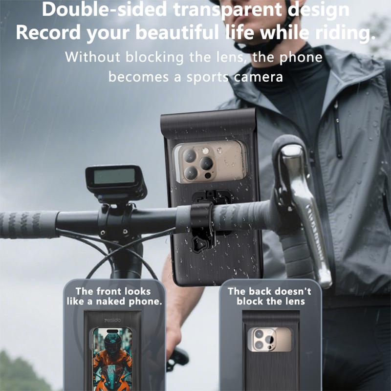 Yesido C333 Double-layer Sealed Waterproof Bag Cycling Phone Holder