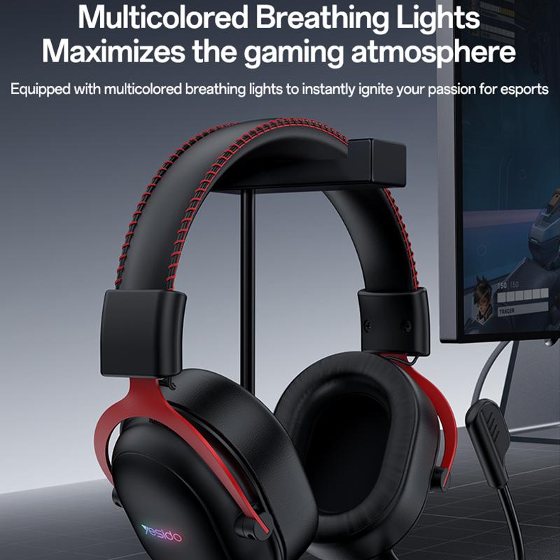 Yesido EK07 Three-mode E-sports Gaming RGB Headset