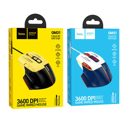 Hoco GM31 RGB Wired Gaming Mouse