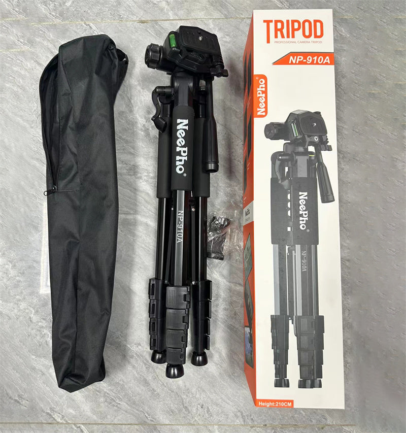 Neepho NP-910A 2m Camera Tripod Pro Heavy Duty Video Camcorder Tripod Stand