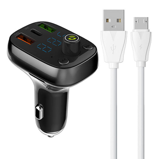 LDNIO C704Q FM Transmitter Fast Car Charger