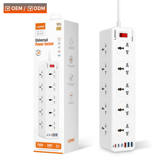 LDNIO SC10610C 10 Outlet Power Strip with 6 USB Ports