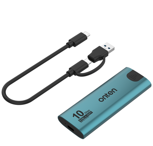 ONTEN UCA322 M.2 (NVMe M.2) SSD Enclosure (10Gbps)