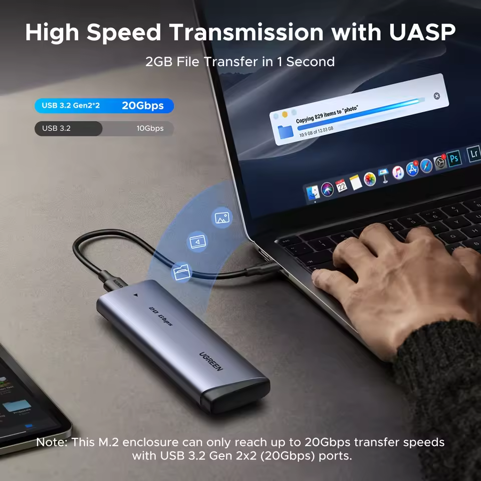 UGREEN CM767 M.2 NVMe SSD Enclosure (10Gbps)