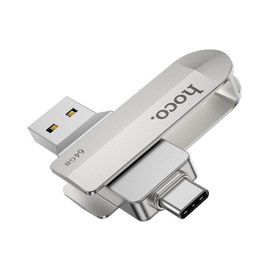Hoco UD10 2-in1 OTG Flash Drive : TYPE-C + USB3.0 - 64GB