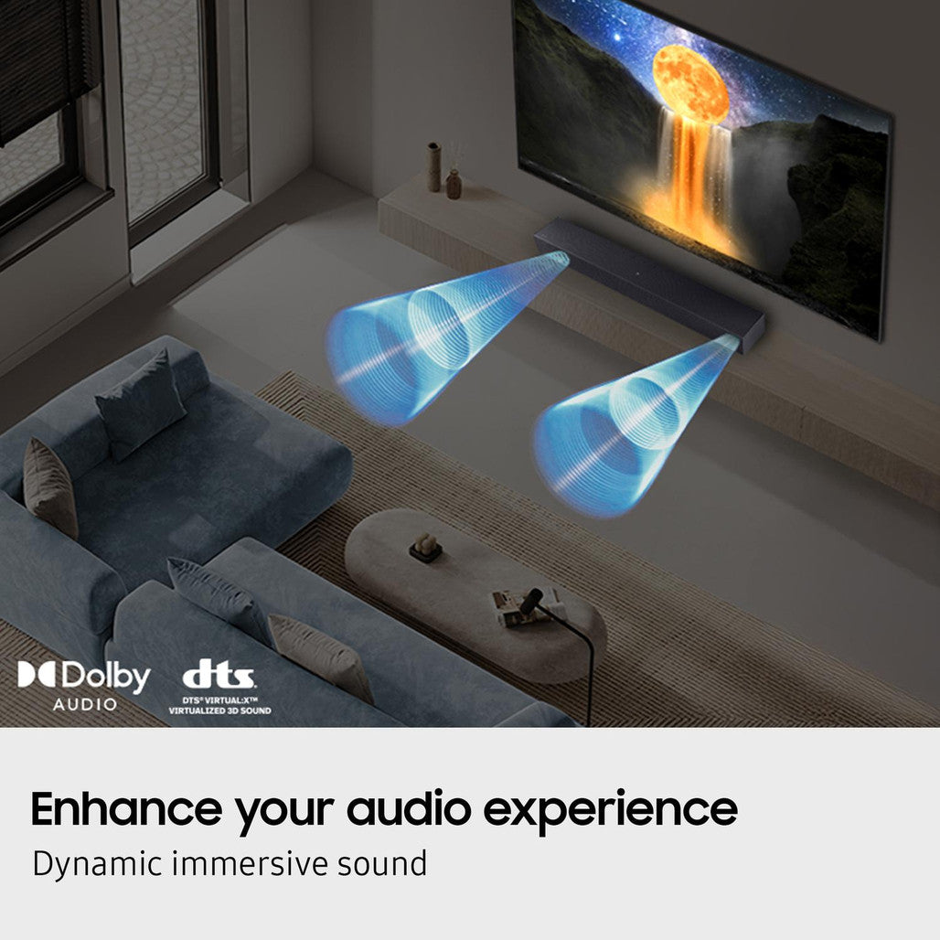 Samsung B400F 2.0 Ch Soundbar with built in Sub woofer