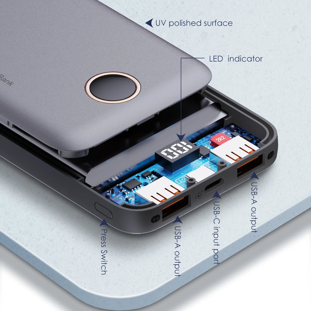 LDNIO PQ10 10000mah 22.5W Fast Charging Portable Power Bank