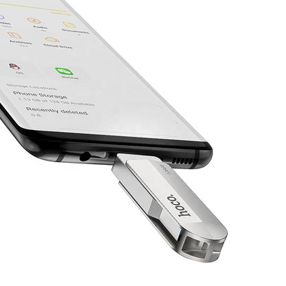 HOCO. 128GB / USB 3.0 PENDRIVE WIDE UD10 USB + TYPE C
