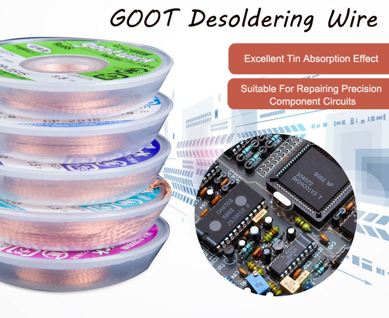 Goot Wick/Desoldering Wick 3.0mmx1.5m