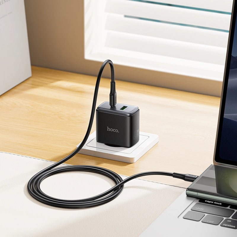 HOCO C158A 45W GaN Fast Charger USB C Dual Port Charger