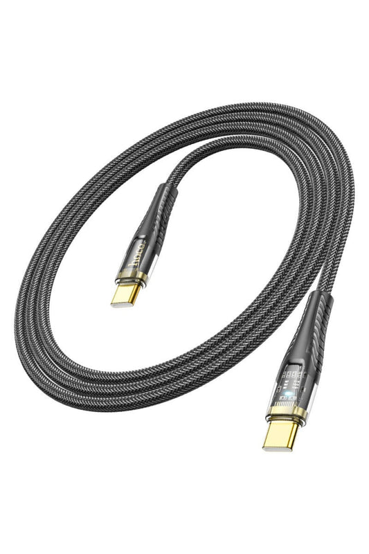 Hoco U121 Cable Type-C to Lightning  Fast Charge Gold Standard 60W