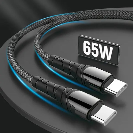 LDNIO LC102 65W Type-C Fast Charging Data Cable - 2M