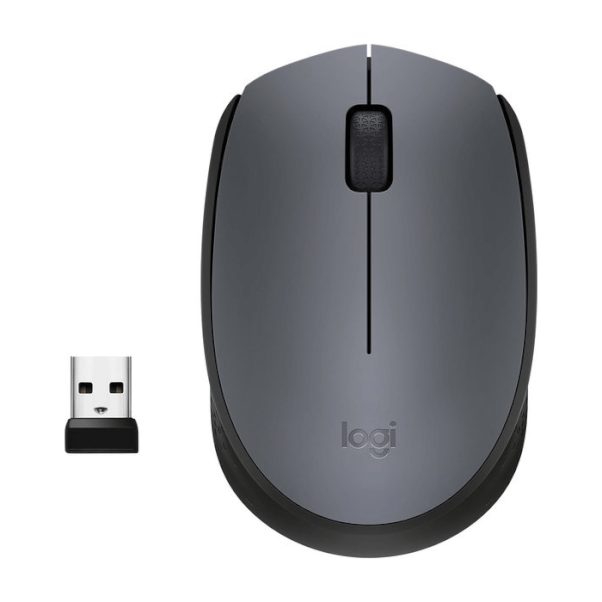 Logitech M171 Cordless Wireless Mouse - Grey