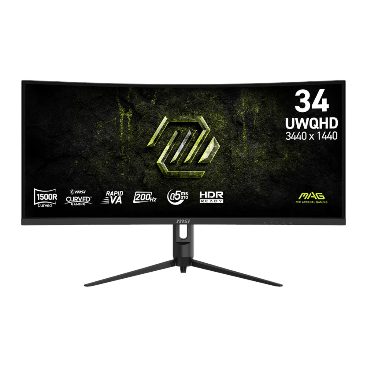 MSI MAG 342CQRF E20 34″ UWQHD 200Hz VA Curved Gaming Monitor