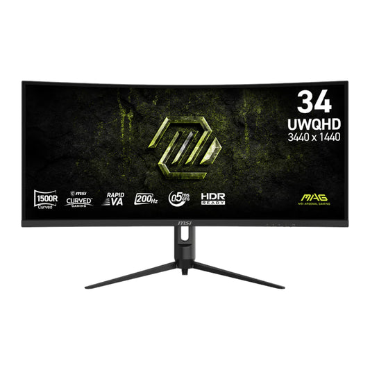 MSI MAG 342CQRF E20 34″ UWQHD 200Hz VA Curved Gaming Monitor