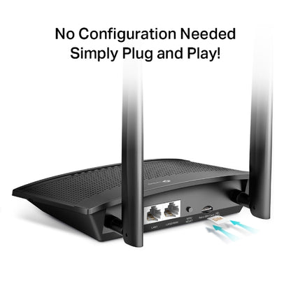 TP-Link TL-MR100 300Mb Wireless N 4G LTE WiFi Router with SIM Slot TPLink