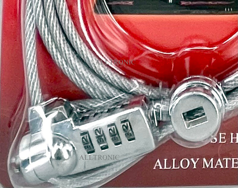 Laptop Security Lock / Notebook Numeric Lock LU186 2Meter