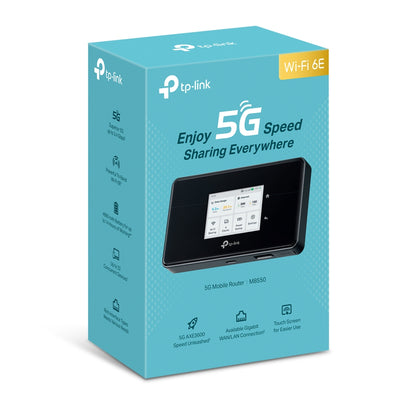 TP-LINK M8550 | 5G TRI-BAND MOBILE WI-FI Router - 32 Devices