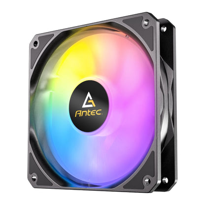 Antec P12R PWM 120mm ARGB Reverse Case Fan – Black