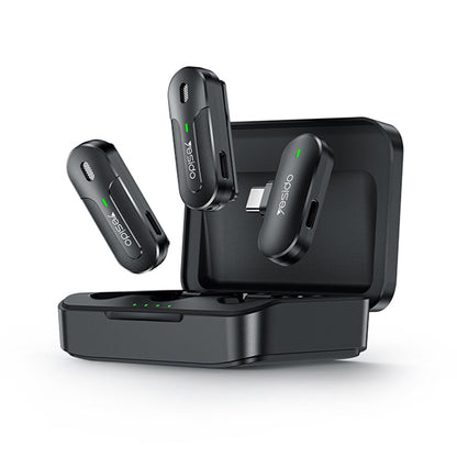 YESIDO KR17 Wireless 2 in 1 Lavalier Microphone