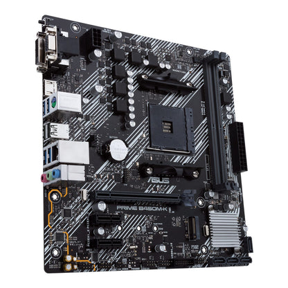 ASUS PRIME B450M-K II mATX Motherboard – AM4, DDR4, HDMI, M.2, USB3.2