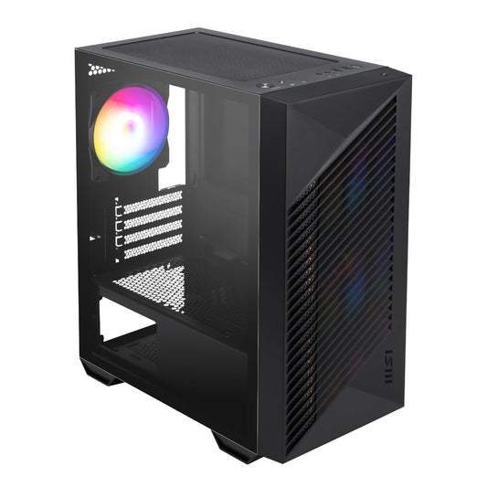 MSI PRO FORGE M050A Micro-ATX Gaming Chassis – Black