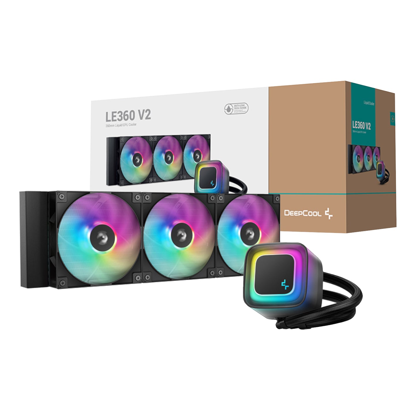 DeepCool LE360 V2 ARGB 360mm AIO Liquid Cooler