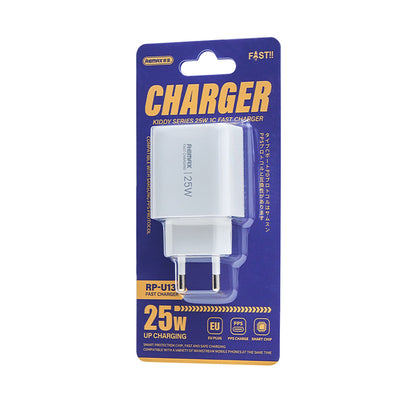 REMAX RP-U137 EU 25W Power Adapter – Compact & Efficient