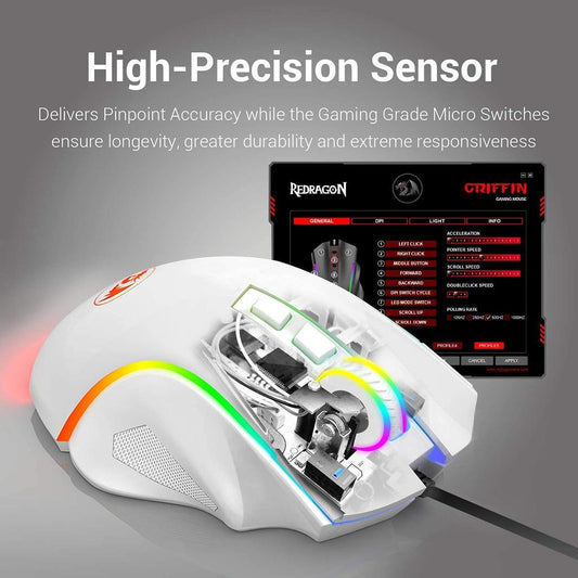 REDRAGON M607 GRIFFIN 7200DPI Gaming Mouse