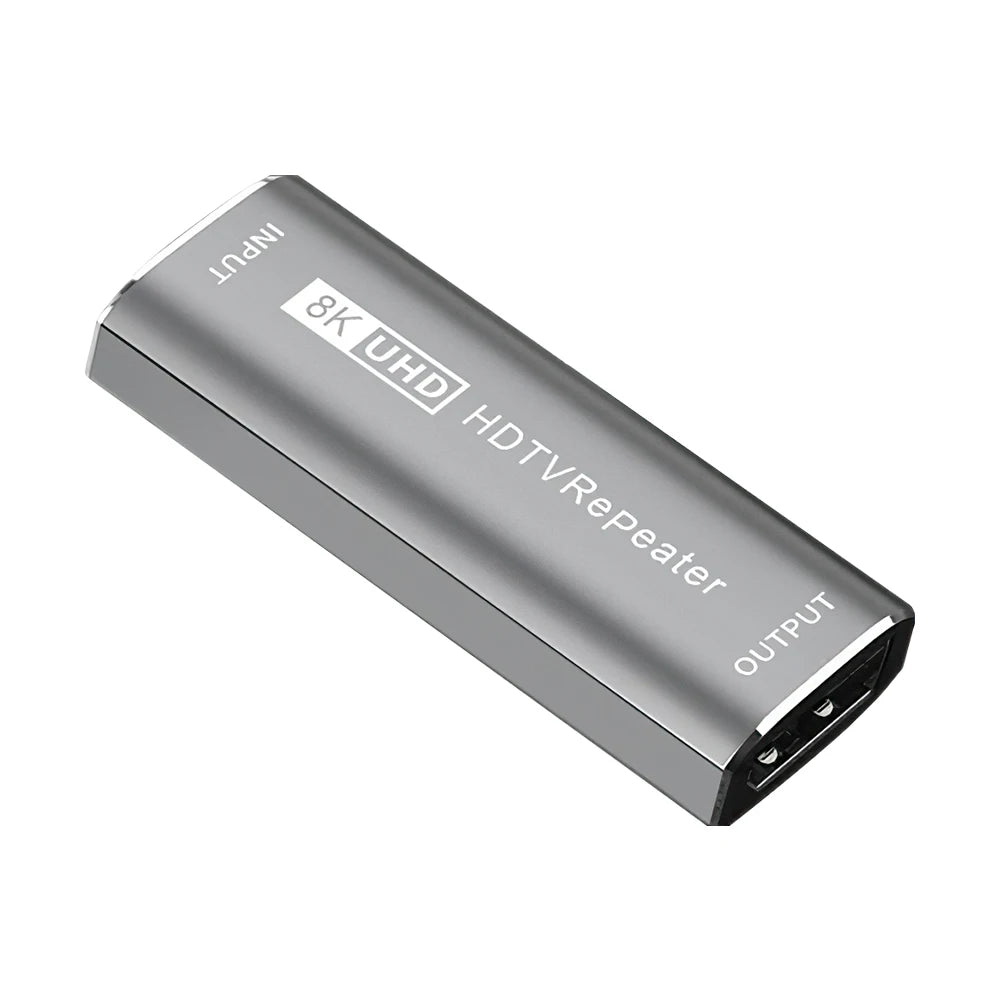 8K HDMI Repeater / Extender / Equalizer - HDMI Signal Booster (Up to 30m)