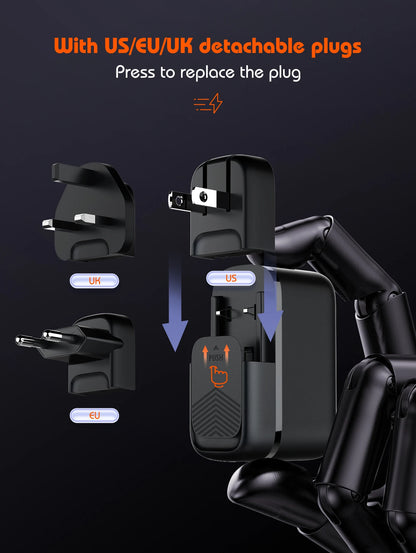 Ldnio Q367 65W GAN Fast Charger with USB C to C Cable